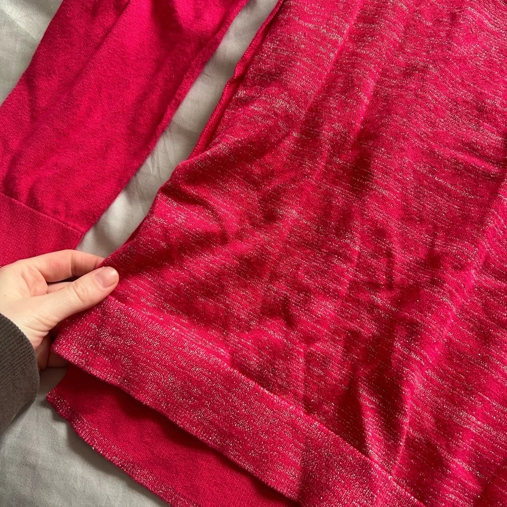 Tommy Hilfiger Pink Sparkle Sweater - Picture 8 of 10